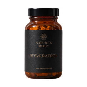 Nature's Body Trans-Resveratrol 500mg 60 Capsules