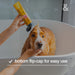 Rufus & Coco Flea Flee Shampoo 200ml used during a dog bath