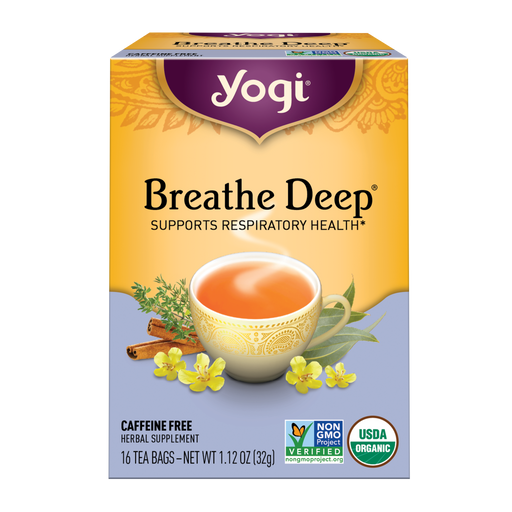 Yogi Tea Herbal Tea Bags Breathe Deep 16 Tea Bags