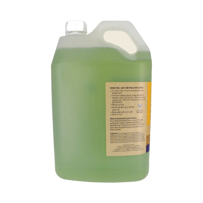 Simply Clean Dishwash Liquid Lemon Myrtle 5L side product image