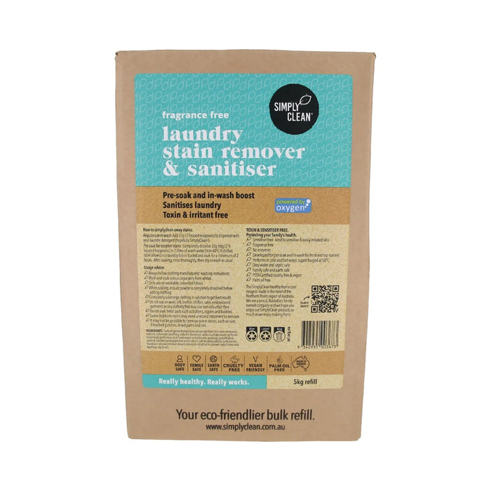 Simply Clean Laundry Stain Remover Fragrance Free 5kg product image