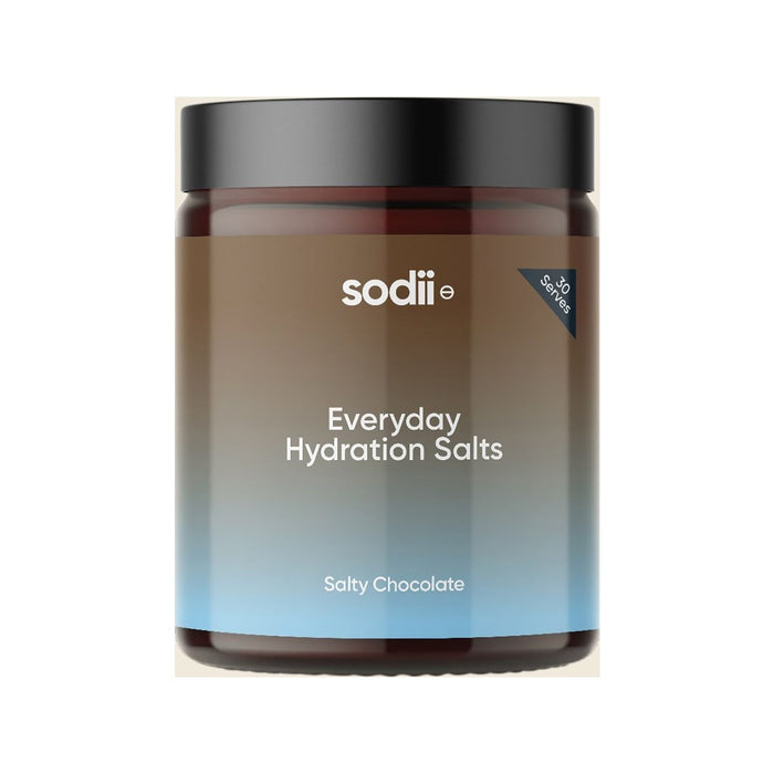 Sodii Everyday Hydration Salts Salty Chocolate 185g front pack