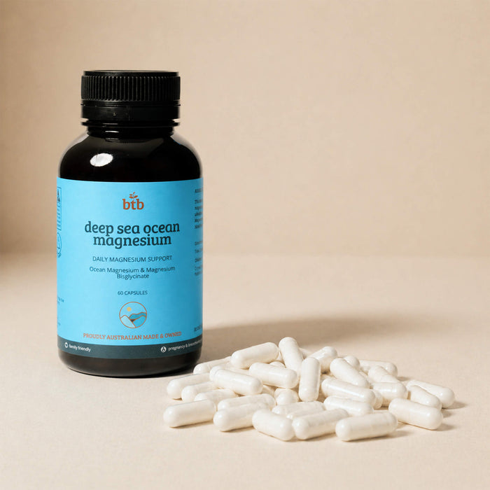Bush Tucker Blends Deep Sea Ocean Magnesium 60 Capsules lifestyle image