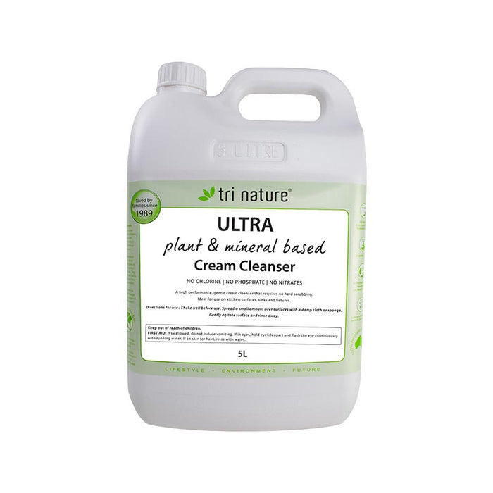 Tri Nature Ultra Cream Cleanser Bulk with pump 5L