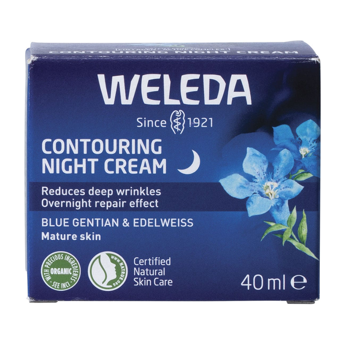 Weleda Contouring Night Cream Blue Gentian & Edelweiss 40ml image 1