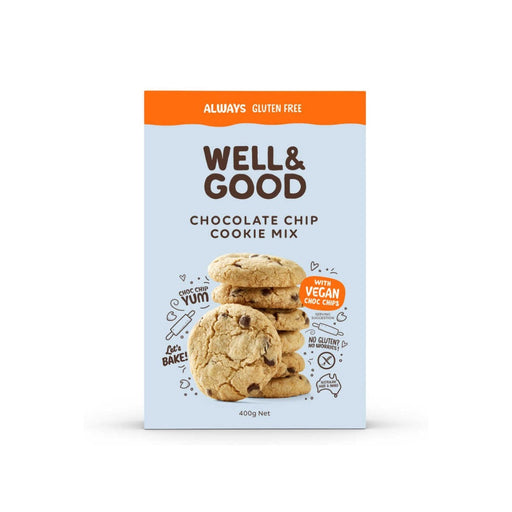 Well & Good Chocolate Chip Cookie Mix 400g front pack