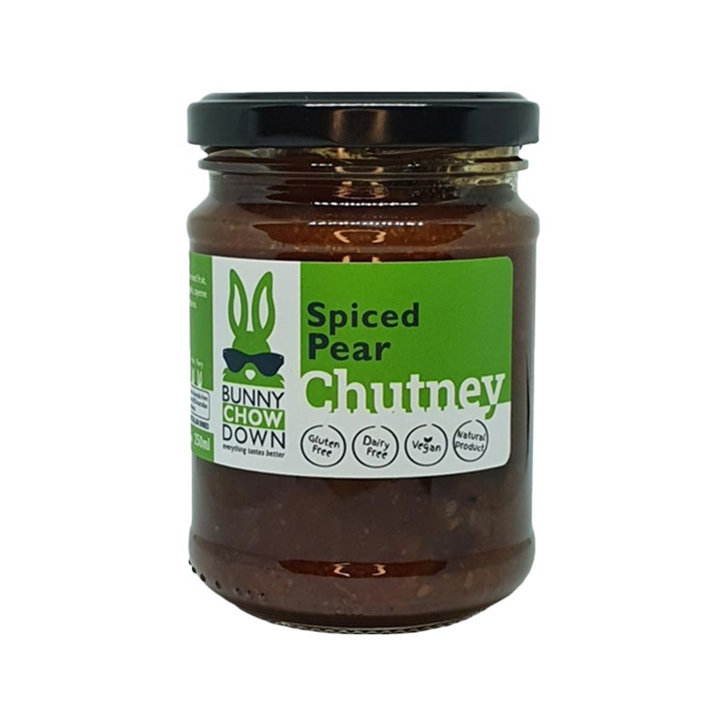 Bunny Chow Down Pear Spiced Chutney 250ml